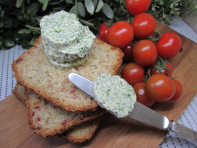 Французский хлеб с ветчиной