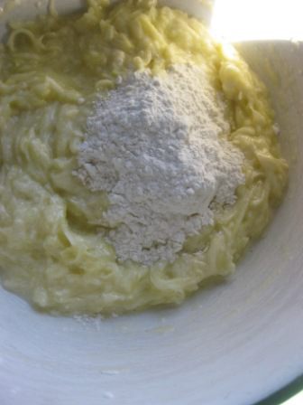 Оладьи из цукини на кефире