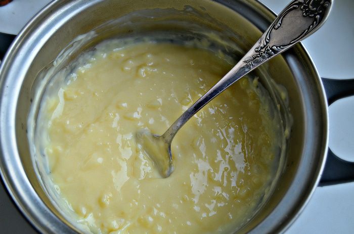 Экзотический десерт из пудинга и киви