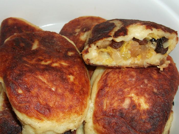 Украинские картопляники с постной начинкой