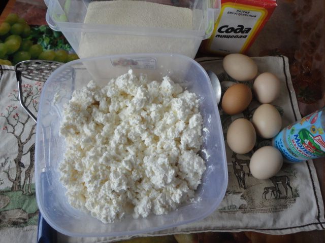 Творожная запеканка с сыром и овощами