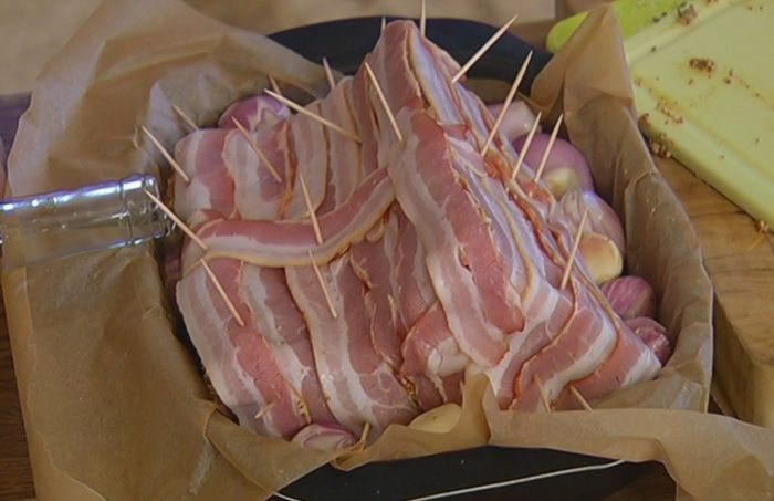 Свинина, запеченная в горчице