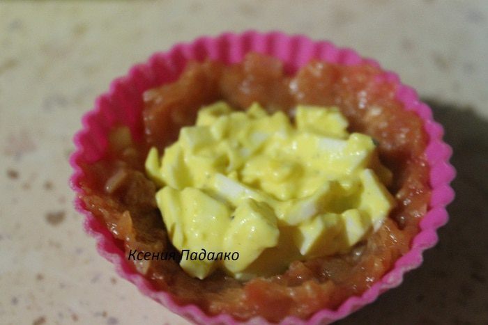 Мясные кексы с начинкой