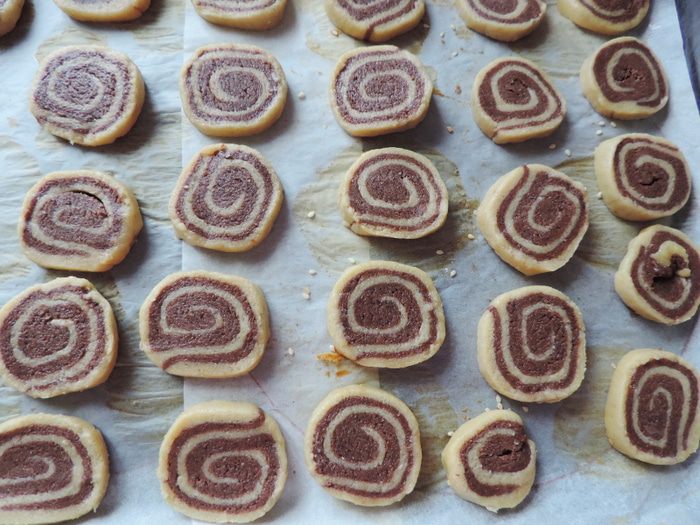 Имбирно-шоколадное печенье &amp;quot;Спираль&amp;quot;