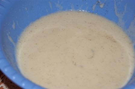 Кекс с яблоком на основе трех видов муки