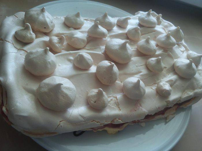 Меренговый торт с кремом маскарпоне