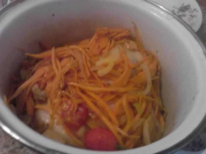 Куриные ножки в шубе 