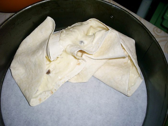 &amp;quot;Мятый&amp;quot; творожный пирог с лавашом