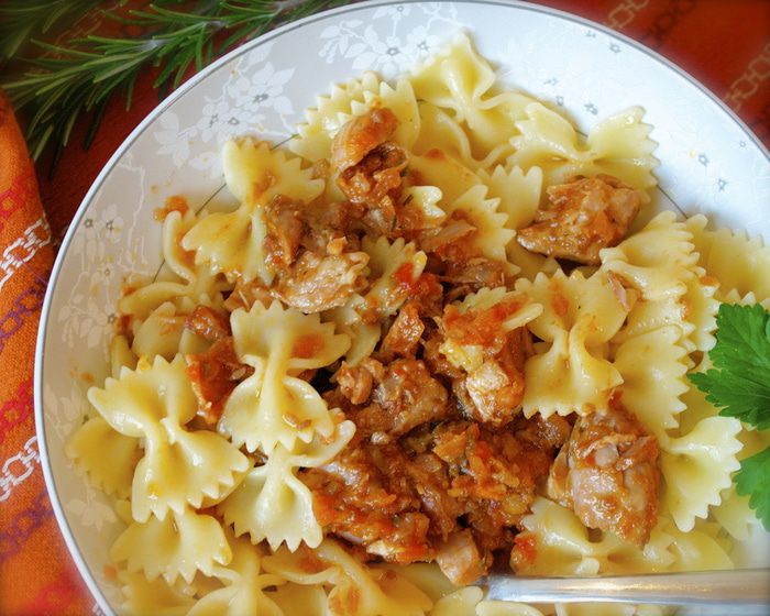 Паста по рецепту тети Мари