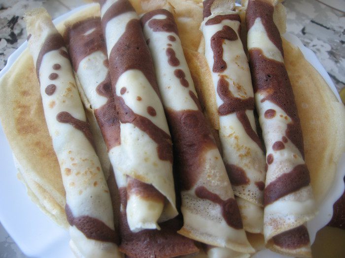 Блины &amp;quot;Зебра&amp;quot;