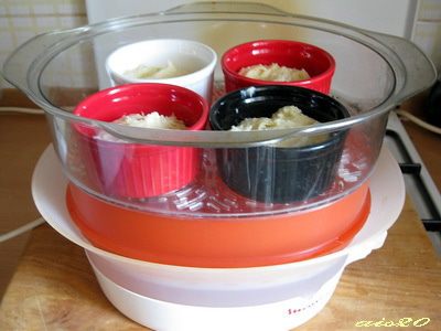 Паровые творожные кексы