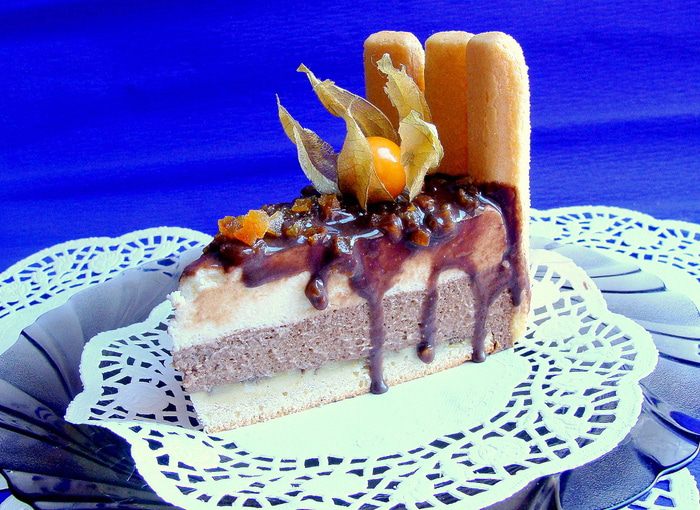 Тирамису торт-мусс &amp;quot;Физалисовая поляна&amp;quot;