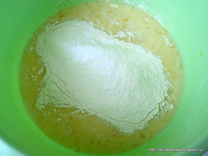 Тыквенные блины с апельсиновой цедрой