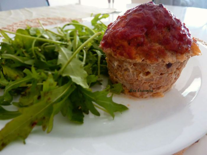 Мясные маффины с секретом