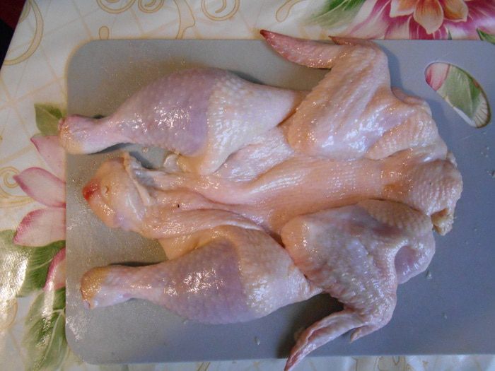 Фаршированная курочка по-французски