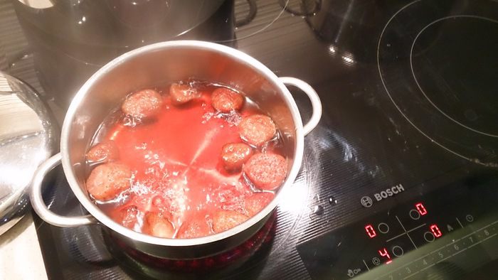 Тарт с клубничным муссом и желе 