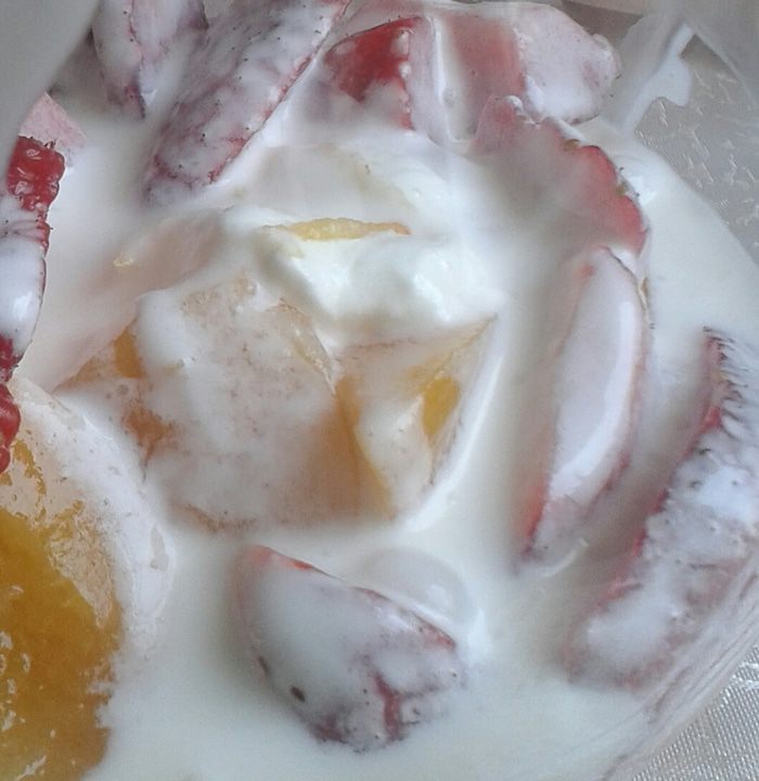 Фрукты в сорбетто