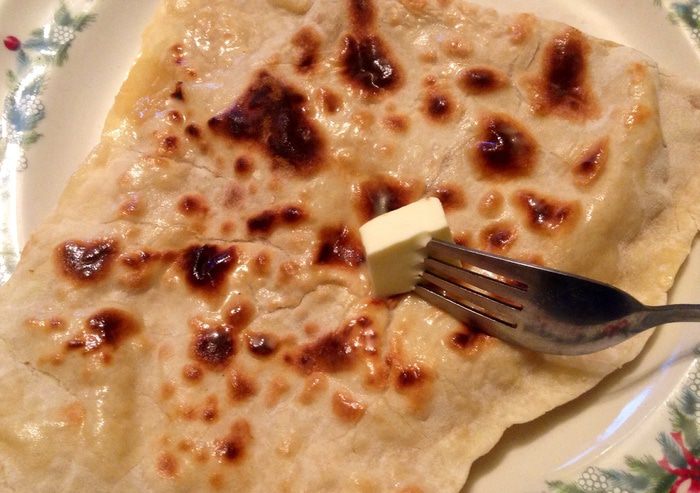 Лепешки с мясом 