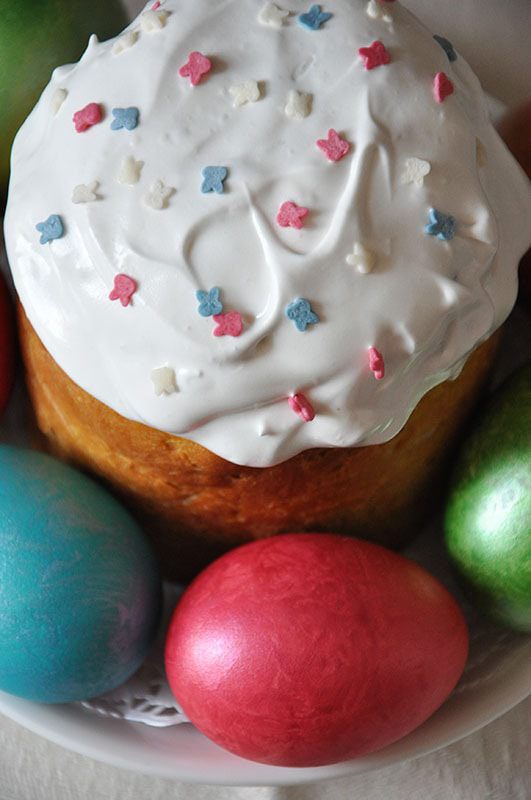 Пасхальный кулич с коньяком 