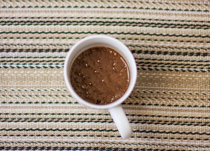 Шоколадный кекс в кружке