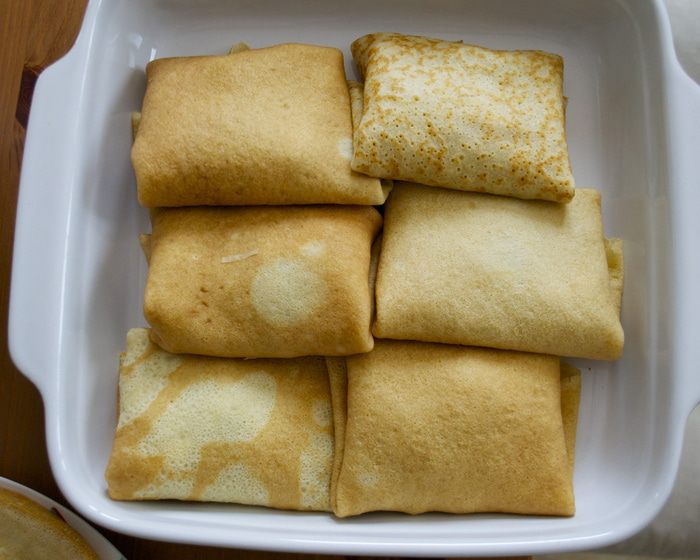 Блины с капустой