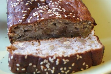 Кекс с яблоком на основе трех видов муки