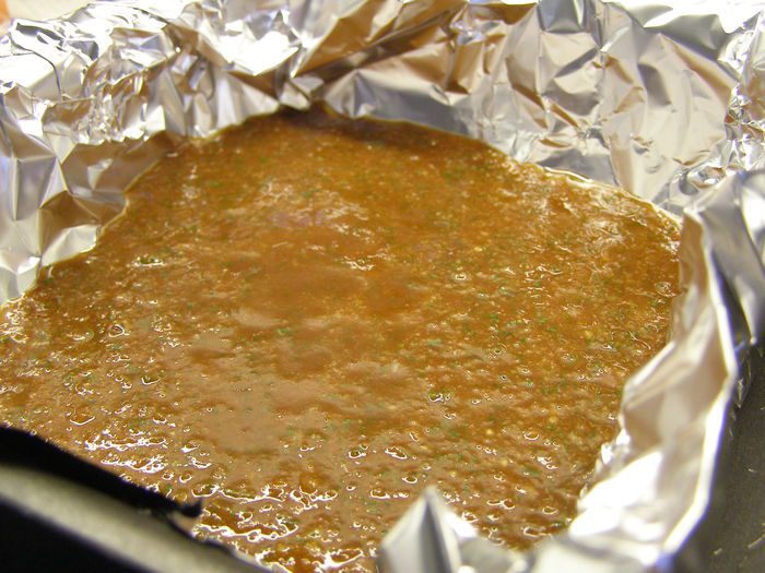 Филе лосося в красном соусе