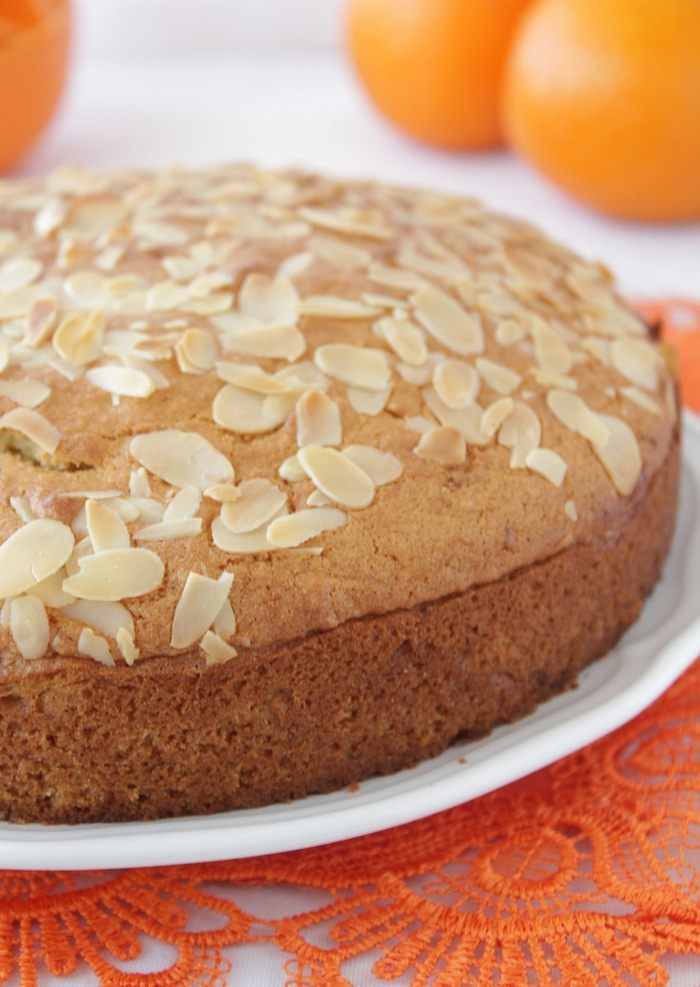 Кукурузно-миндальный пирог