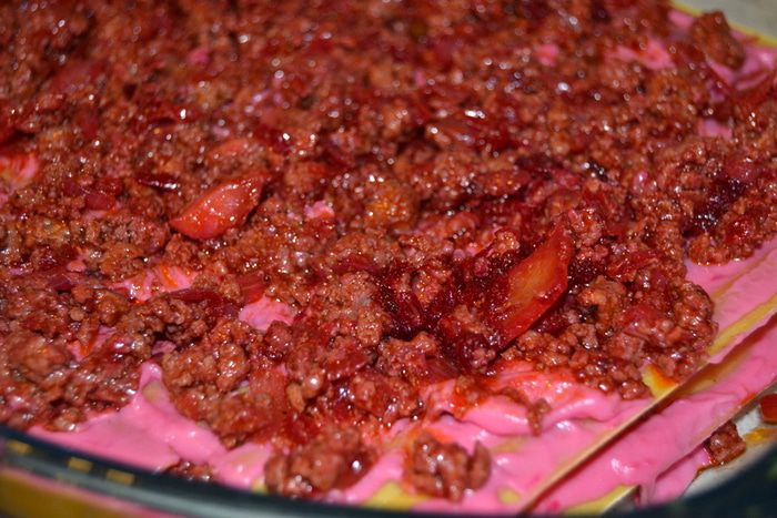 Лазанья с гламурным соусом