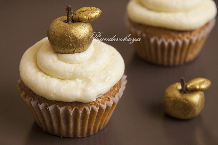 Капкейки с сюрпризом &amp;quot;Райское яблочко&amp;quot;