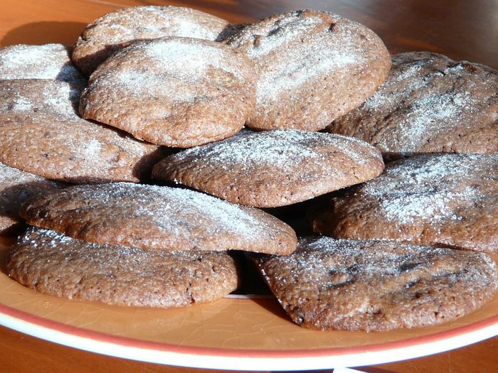 Шоколадное печенье.