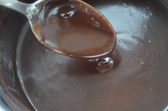 Песочный торт с шоколадным пудинговым кремом