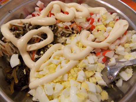 Салат &amp;quot;Севастопольский&amp;quot; с морской капустой