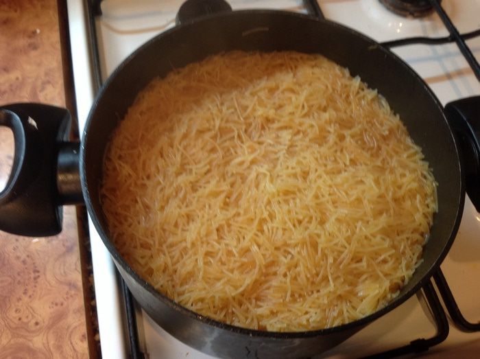 Макаронный плов