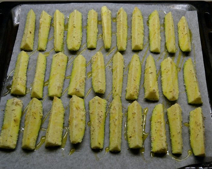 Запеченные ароматные цукини