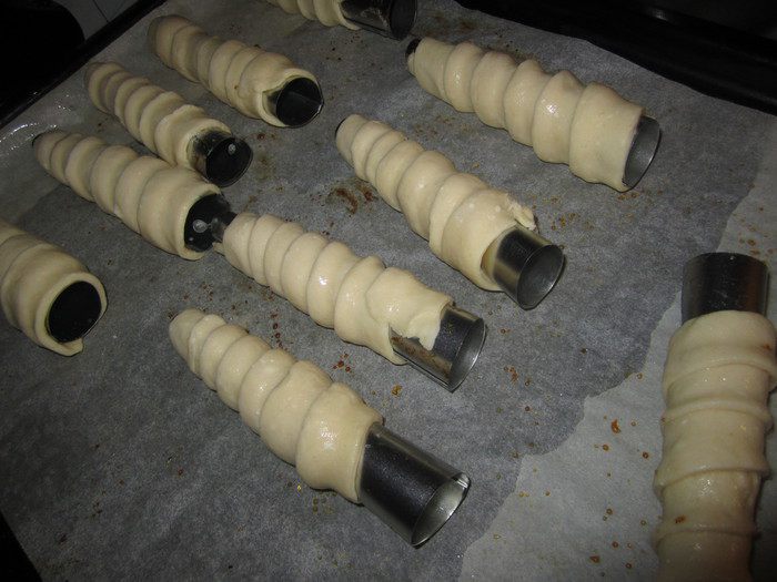 Трубочки с ореховым кремом