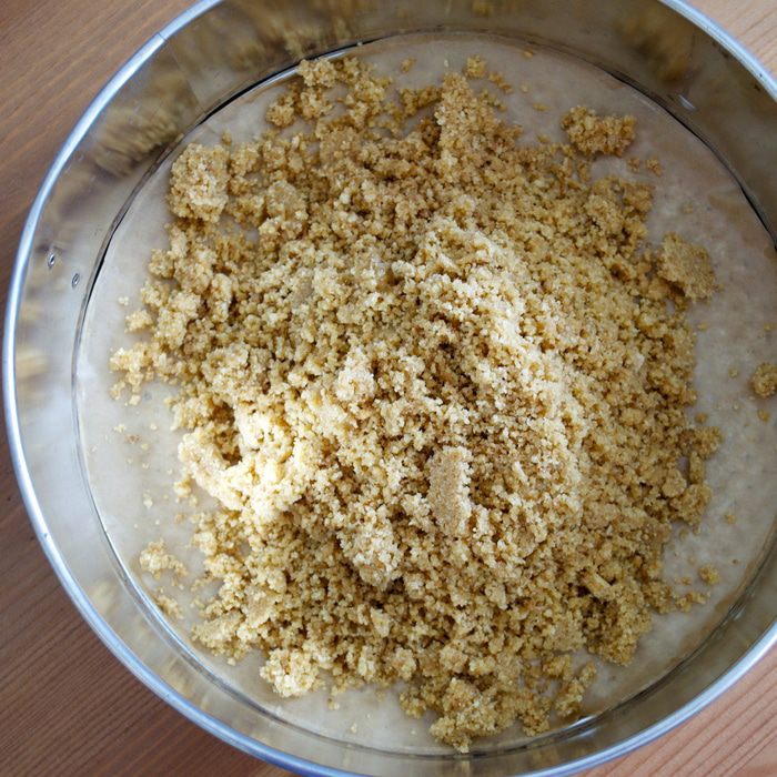 Чизкейк на рикотте с заварным кремом