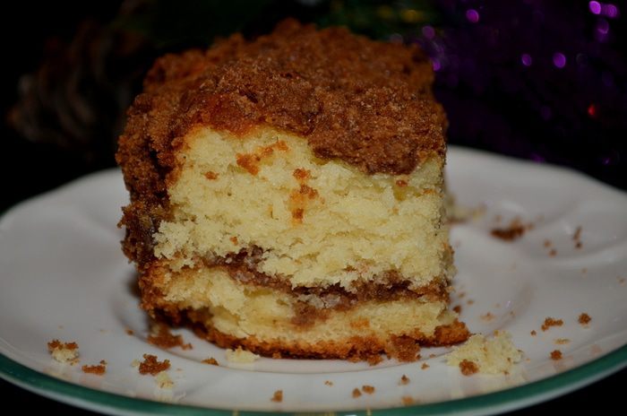 Кекс со штрейзелем с корицей