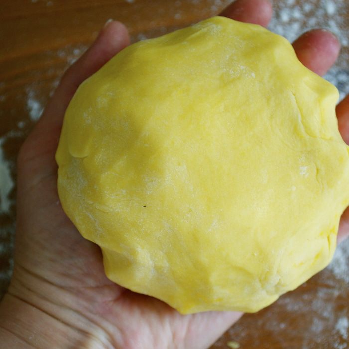 Тарт с клубничным курдом 