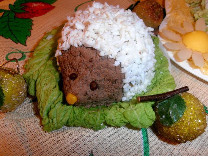 &amp;quot;ежики на поляне&amp;quot; (паштет из печени)