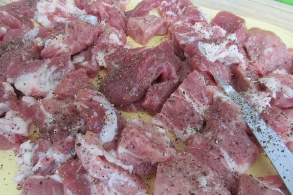 Свинина в имбирной заправке