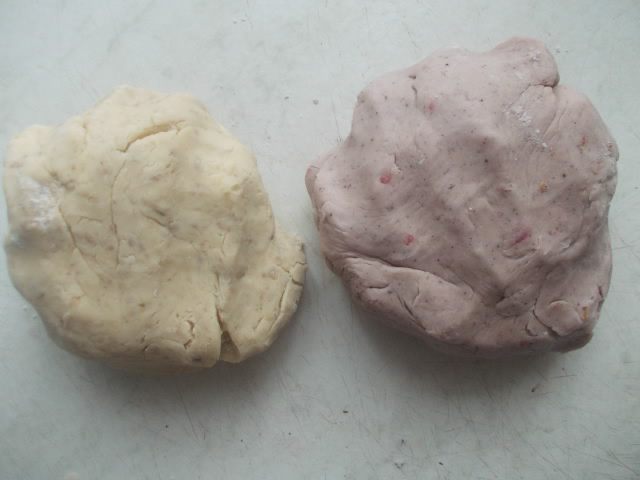 Печенье малиново-ореховое