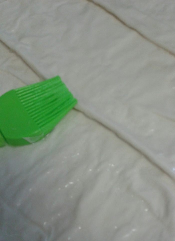 Конвертики из теста фило со шпинатом и картофелем