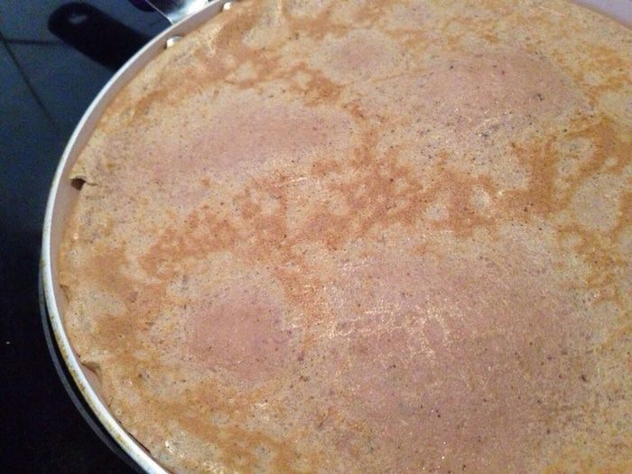 Торт из печеночных блинов &amp;quot;Весна шагает по планете&amp;quot;