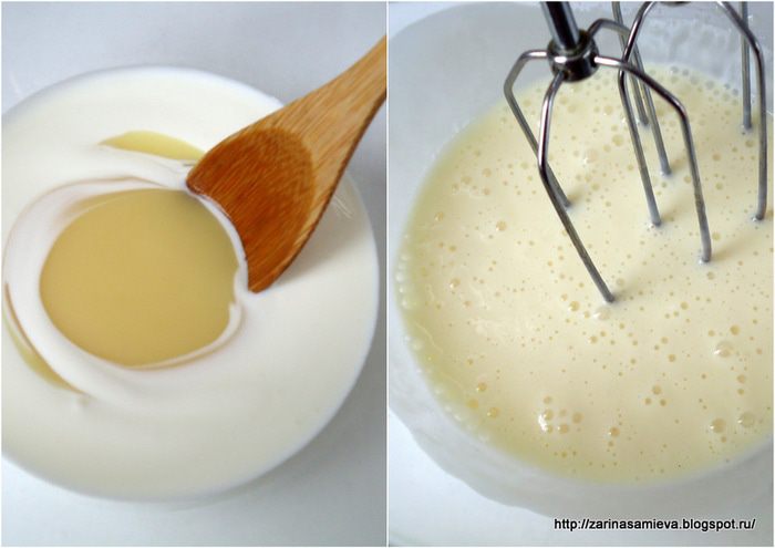 Черемуховые блины со сметанно-лимонным соусом