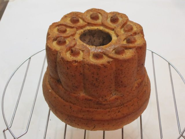 Банановый кекс с маком