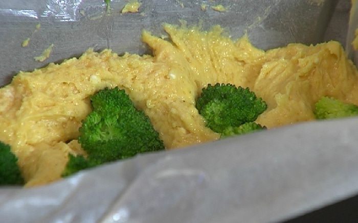 Пирог с брокколи 