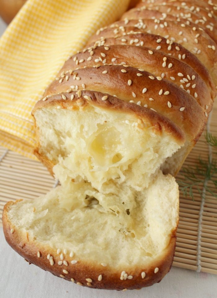 Хлеб с сыром и укропом