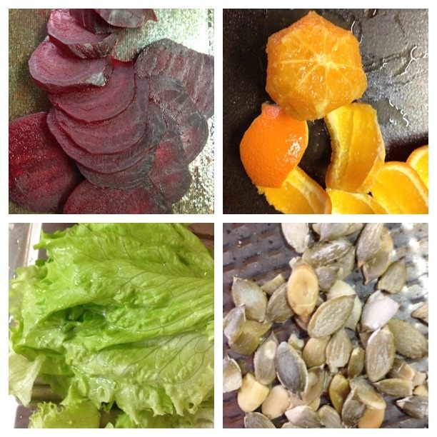 Свекольный салат с апельсином и фетой