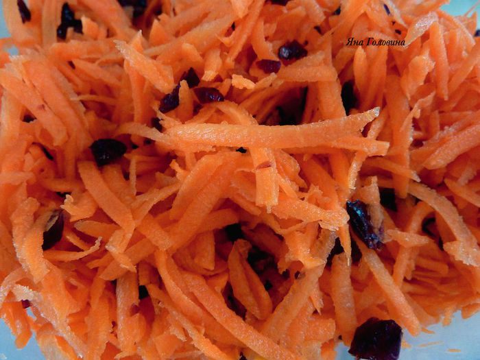 Морковный детский салат 